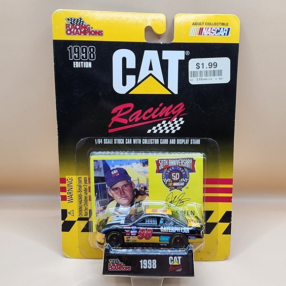 1998 David Green #96 Cat Caterpillar Racing Champions 1/64 Diecast Nascar - Picture 1 of 3